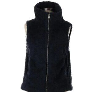 Tommy Hilfiger Vest‎ Women's Size Medium Blue Full Zipper Sleeveless High Neck